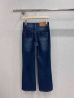 Loro Piana Fall/Winter New Arrival: Two-Button Double-Pocket Stretch Flared Jeans – Premium Quality - Image 7