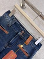 Loro Piana Fall/Winter New Arrival: Two-Button Double-Pocket Stretch Flared Jeans – Premium Quality - Image 4
