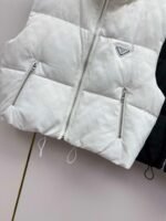 PRADA New autumn/winter down vest/jacket with classic triangular logo embellishment - Image 10