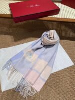 Loro Piana premium cashmere scarf, size: 30 x 180cm - Image 7