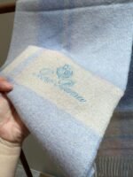 Loro Piana premium cashmere scarf, size: 30 x 180cm - Image 6