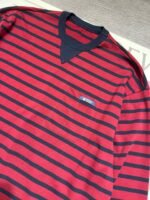 PRADA’s new cotton striped long-sleeved T-shirt is made of soft cotton jersey fabric. - Image 9