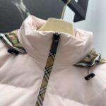 Burberry Autumn/Winter New Collection: Stand-collar hooded checked down jacket. - Image 9