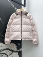 Burberry Autumn/Winter New Collection: Stand-collar hooded checked down jacket. - Image 6