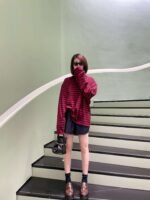 PRADA’s new cotton striped long-sleeved T-shirt is made of soft cotton jersey fabric. - Image 4