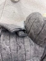 Ralph Lauren Fall/Winter New Arrival: Vintage Style Wool Cable Knit Down Jacket with Hood - Image 5