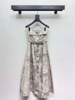 DIOR Limited Edition Strapless Dress – High-Quality Dress - Image 3