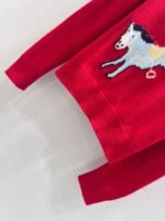 GUCCI 2026 Early Spring New Collection Jacquard Pony Sweater, GG Logo Premium Apparel - Image 9