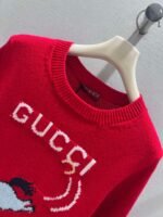 GUCCI 2026 Early Spring New Collection Jacquard Pony Sweater, GG Logo Premium Apparel - Image 7