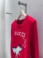 GUCCI 2026 Early Spring New Collection Jacquard Pony Sweater, GG Logo Premium Apparel - Image 2
