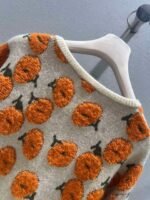 Chanel 2026 Early Spring Collection Orange Floral Cardigan Sweater - Image 4
