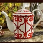 Hermès Red Window Fifteen-Head Coffee and Tea Set - Image 4