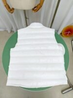 Moncler Citala Collection New Diagonal Zipper Stand Collar Down Vest - Image 5