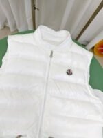 Moncler Citala Collection New Diagonal Zipper Stand Collar Down Vest - Image 4