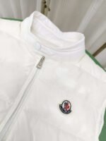 Moncler Citala Collection New Diagonal Zipper Stand Collar Down Vest - Image 6