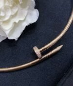 Cartier Nail Collar, high-end version with diamonds at both ends. - Image 3