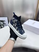 Dior OBLIQUE perforated knit high-top sneakers - Image 9