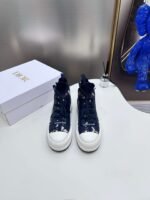 Dior OBLIQUE perforated knit high-top sneakers - Image 6