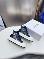 Dior OBLIQUE perforated knit high-top sneakers - Image 5