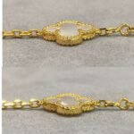 Van Cleef & Arpels high-end gold five-flower bracelet - Image 7