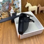 Hermès Kelly Depeches 25cm Epsom Silver Buckle Black 1: 1. Advanced version handmade - Image 2