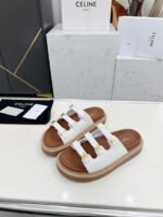 Celine 2025 new Arc de Triomphe logo slippers - Image 9