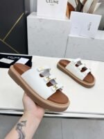 Celine 2025 new Arc de Triomphe logo slippers - Image 7