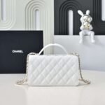 Chanel 2025 new double-layer shoulder bag 18.5x11x6cm - Image 9