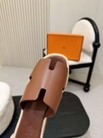 Hermès high-heeled slippers H-shaped upper - Image 7