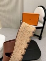 Hermès high-heeled slippers H-shaped upper - Image 5