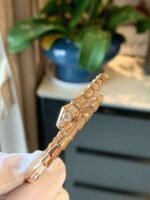 Bulgari snake bracelet with diamonds at the head and tail suitable for wrists 16, 17, 18 - Image 6