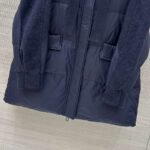 Loro Piana 2025 Winter Double-faced Cashmere Patchwork Design Down Jacket High-quality Clothing - Image 6