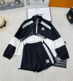 Chanel casual jacket and shorts set
