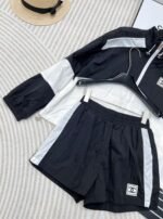 Chanel casual jacket and shorts set - Image 4