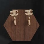 Chanel light gold earrings - Image 5