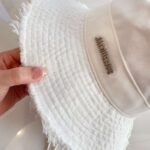 jacquemus raw edge drawstring bucket hat - Image 9