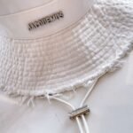 jacquemus raw edge drawstring bucket hat - Image 5