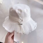 jacquemus raw edge drawstring bucket hat - Image 2