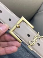 YSL belt advanced version width 3cm genuine leather material - Image 8