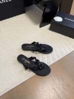 Chanel Camellia Slippers