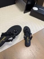 Chanel Camellia Slippers - Image 5