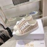 DIOR embroidered flat sneakers premium version
