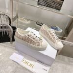 DIOR embroidered flat sneakers premium version - Image 3