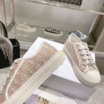 DIOR embroidered flat sneakers premium version - Image 7