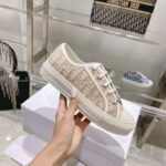DIOR embroidered flat sneakers premium version - Image 8