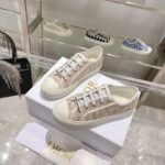 DIOR embroidered flat sneakers premium version - Image 9