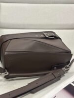 Loewe large shiny cow leather Puzzle Biker handbag, size: 33*14.7*21.5cm - Image 6