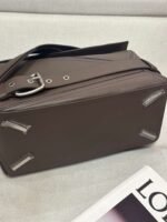 Loewe large shiny cow leather Puzzle Biker handbag, size: 33*14.7*21.5cm - Image 5