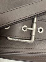 Loewe large shiny cow leather Puzzle Biker handbag, size: 33*14.7*21.5cm - Image 3