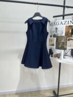 SHUSHUTONG 2025 new fashion lapel sleeveless dress